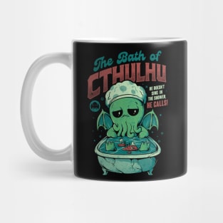 The Bath of Cthulhu - Funny Horror Monster Gift Mug